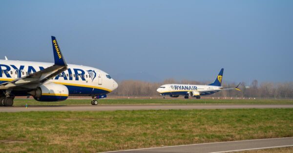 Ryanair reports a 6% drop in second-quarter profit, and is cautious about the rest of the year