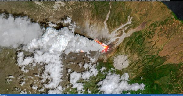 after volcanic eruption, flights resume