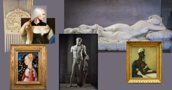 at the Louvre, the history of beauty in art