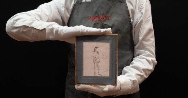 Verlaine’s iconic portrait of Rimbaud at auction